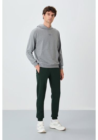 Tommy Life Cesar Çam Yeşil Cepli Şardonlu Erkek Eşofman Alt - 84929 Yeşil
