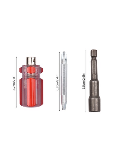 Xiyyadms Creality 3d Yazıcı Bakım Seti: 6 Adet Bakır Mk8 Nozzle + 3'ü 1 Arada Tornavida 2 Uçlu Kolu
