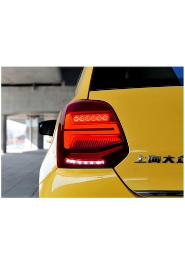 Vw Polo Mk6 Q2 Dizayn Led Stop Takımı Kırmızı