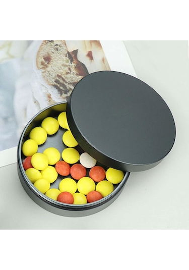 Suntek Saklama Kabı Çok Kullanılmış Kozmetik Çelik-gri-5cm Gri