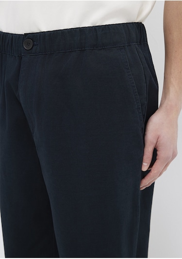Mavi - Beli Lastikli Siyah Pantolon 0010610-71379 Siyah