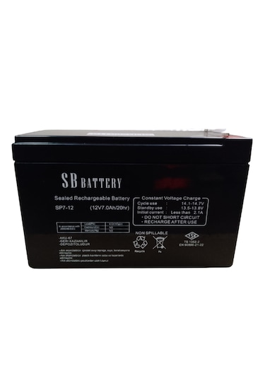 12v 7ah Akü Ups Aküsü Sp7-12