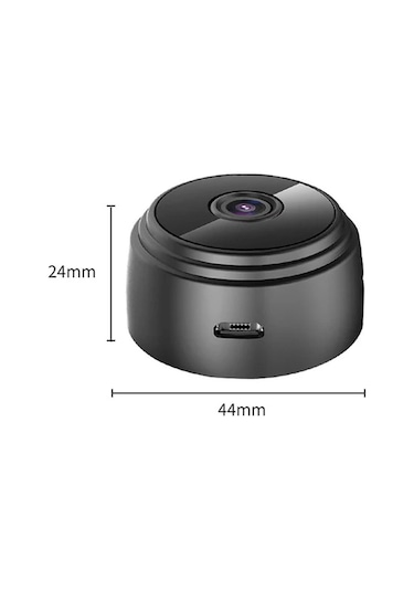 Maiyame Ev Güvenliği Ip Kameralı Mini Wifi: 1080p Hd, Gece Görüşü, Hareket Algılama, Uzak Kumanda, İç Mekan Kullanıma Uygun