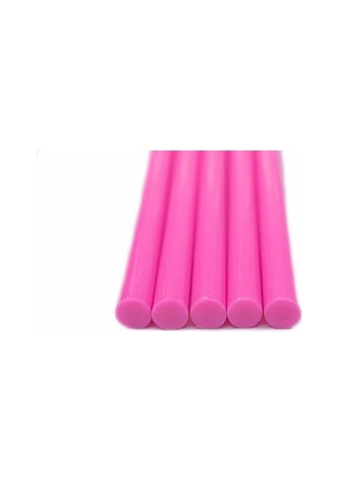 Mühür Mumu Simli Çubuk Sıcak Tutkal 7Mm X 18Cm 5 Li Pembe Renk