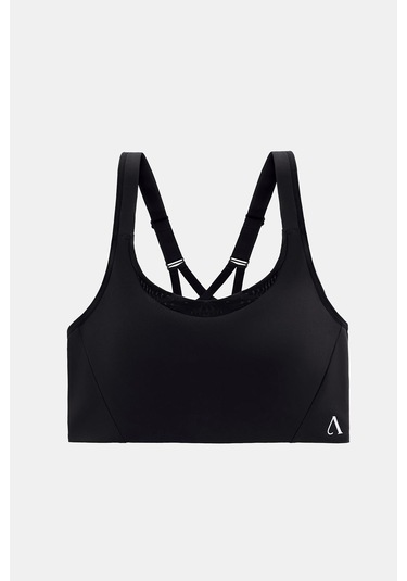 Sportive Siyah Light Touch Toparlayıcı Etkili Sporcu Sütyeni siyah