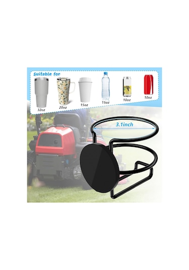 Manyetik Fincan Tutucu, Traktör Biçme Kamyonu Araba Buzdolabı İçin 1 Paket Fincan Tutucu, Mıknatıs Fincan İçecek Tutucu, Siyah
