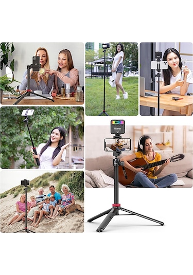 Ulanzi Mt-44 Uzatılabilir Vlog Tripod Siyah