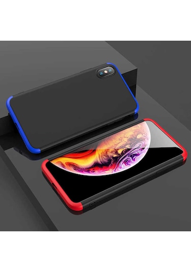 Apple Uyumlu iPhone Xs Max 6.5 Kılıf Zore Ays Kapak Siyah