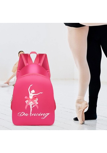 Suntek Bale Dans Sırt Çantası Sevimli Çocuk Seyahatleri İçin Gül Kırmızısı
