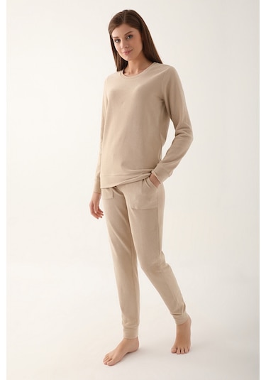 Arnetta Kadın Krem 2'li Takım Krem