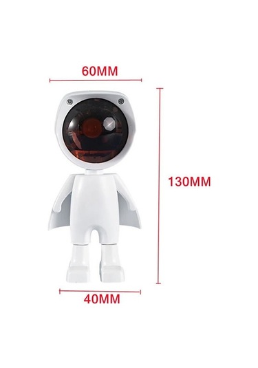 Astronot Gün Batımı Lamba Çok Renkli