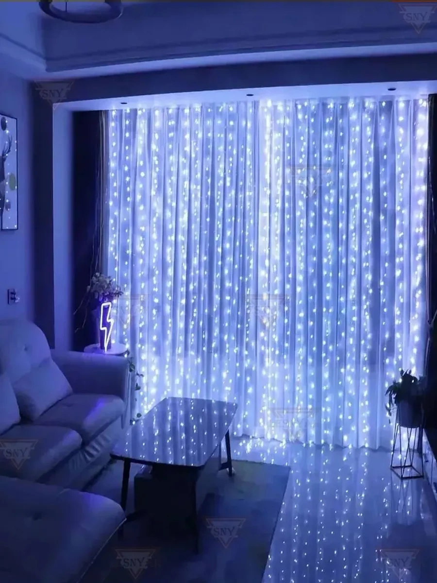 Lesnyak 3x2 Usb Beyaz Soğuk Işık Işıklı Perde 188473434 Beyaz Sıcak