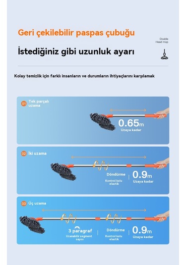 Aurora Araba Yıkama Paspassa Genç Çiftçi Kafa Bir Set Önen Teleskopik -