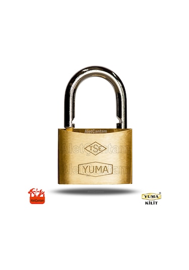 Yuma Pirinç Sarı Asma Kilit Master Sistem ortak Anahtarlı 50Mm