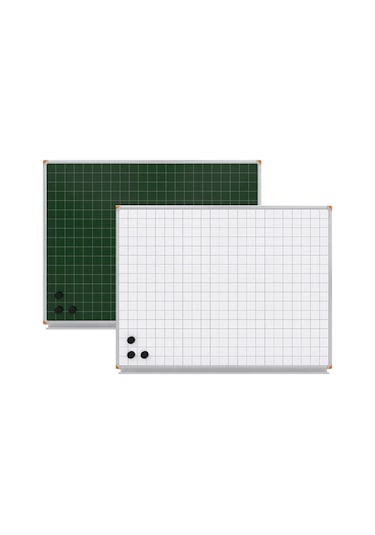 Panda 90 x 120 CM Kareli Mıknatıs Manyetik Yüzey Duvara Monte Yeşil-pan590y