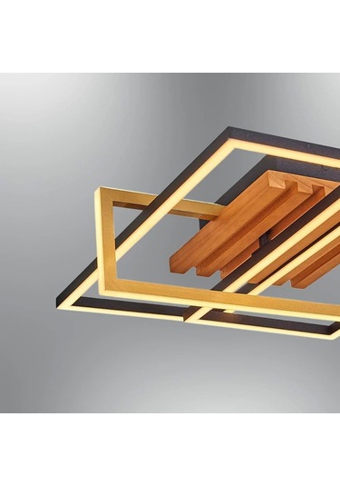 Özcan Aydınlatma 1420-2 Plafonyer Meşe Meşe