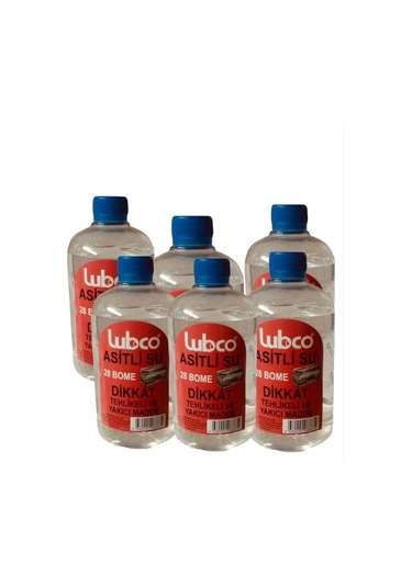 Asitli Su Akü Asid Akü Asit 500Mlx6Adet