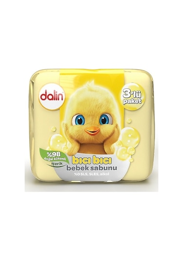 Dalin Bıcı Bıcı Bebek Sabunu 3'lü Paket