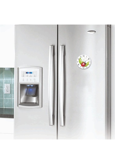 Uğur Böcekli Buzdolabı Mıknatıslı Ve Duvara Asılabilen Saat Diğer