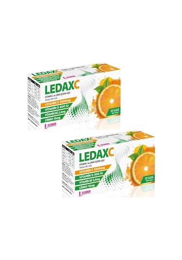 Ledapharma Ledax C Vıtamın 1000 Mg 30 Saşe 2 Kutu