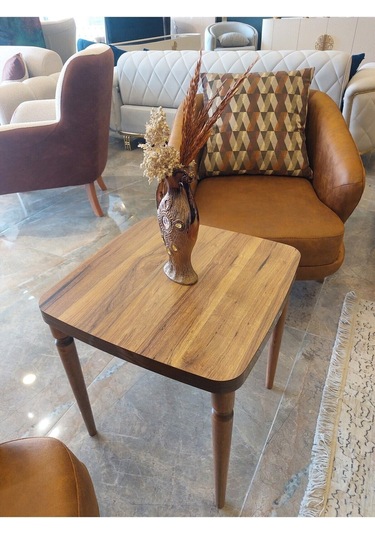 Akset Lüx Yan Sehpa Full Ceviz