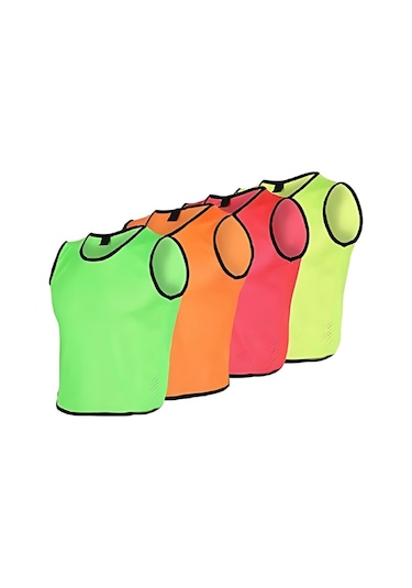 Attacksport Atk-245 Antrenman Yeleği Fileli 10 Adet Çok Renkli