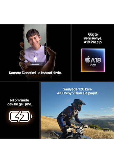 Apple iPhone 16 Pro Max 256 GB (Apple Türkiye Garantili)