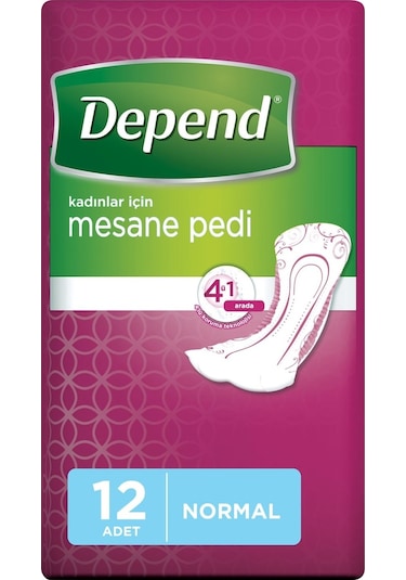 Depend Mesane Pedi Kadın Normal 8 x 12 Adet