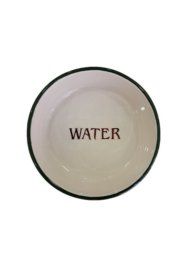 Majo Seramik Yuvarlak Mama Ve Su Kabı Yeşil