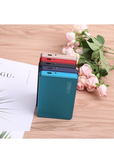 2.5'' Type-c - Usb 3.0 Harici Sabit Sürücü Taşınabilir Hdd Yüksek Aktarım Hızı Masaüstü/dizüstü Bilgisayar İçin Tak Ve Çalıştır 80 Gb Altın