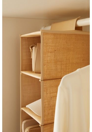 Ocean Home Textile 6 Katlı Jüt Dolap İçi Düzenleyici 21 x 30 x 95 cm