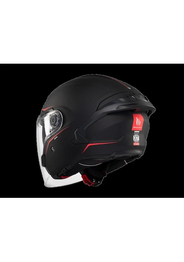 Mt Helmets Mt Cosmo Sv Çenesiz Gözlüklü Motosiklet Kaskı Mat Siyah