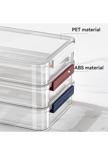 Anjiexun A4 Şeffaf Saklama Kutusu Taşınabilir Plastik Belge Bordo Diğer