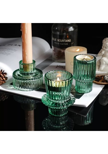 House Axiom 3 Adet Cam Mumluk Seti 211022739 Yeşil