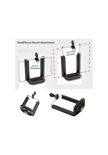 Tripod İçin Telefon Tutucu Aparat