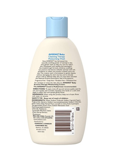 Aveeno Baby Cleansing Therapy Nemlendirici Bebek Yıkama Şampuanı 236 ML