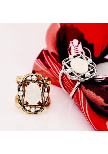 Amely Rid Eşarp Ve Shayla İçin Halka Broş Kısa Klip 199455716 Gümüş-gri