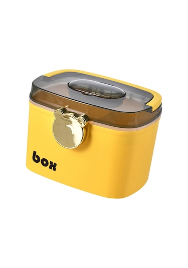 Homyl Ev Acil İlaç Saklama Kutusu Kabı Çıkarılabilir Tepsi