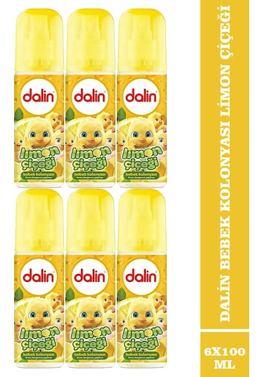 Dalin Limon Çiçeği Bebek Kolonyası 100 Ml X 6