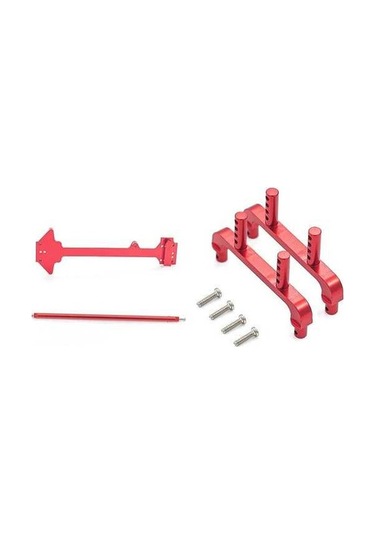 Besthome1 Wltoys 1/18 A959 A949 A969 A979 K929 İçin Alüminyum Şasi Aksesuar Seti Kırmızı