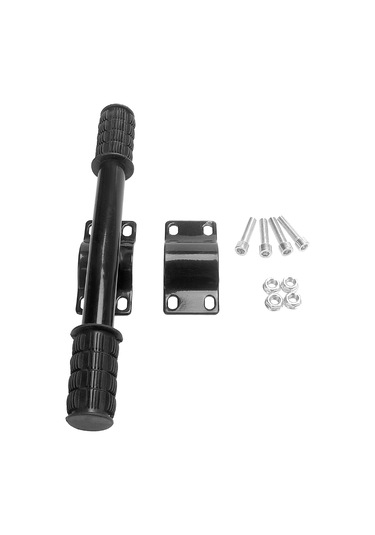 Symbee Çocuk İçin Çelik Dayanıklı Kaykay Tutamak, Kaymazlı Kapaklı, Kol Koruyucu, 23-25cm Ayarlanabilir, Kol Sağlama Kolu Siyah