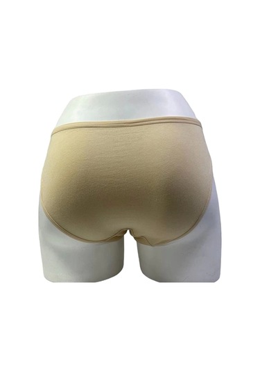 Kolcu 3 Lü Bayan Lycralı Bikini Kilot-ten Ten