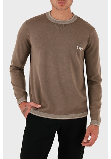 Emporio Armani Erkek Kazak Em003387 Af14697 U6189 Bej Bej