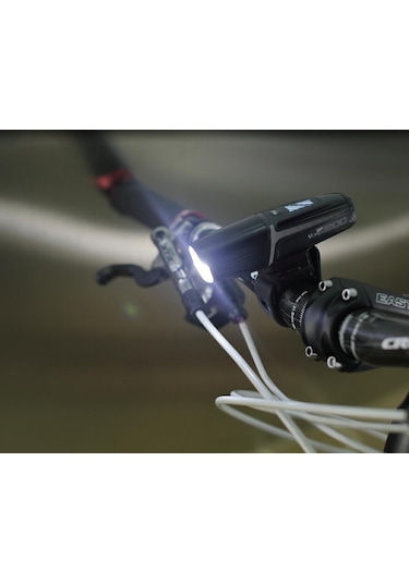 Moon Meteor Vortex Pro 1300 Lümen Usb Bisiklet Ön Lambası Siyah Siyah  - Kırmızı