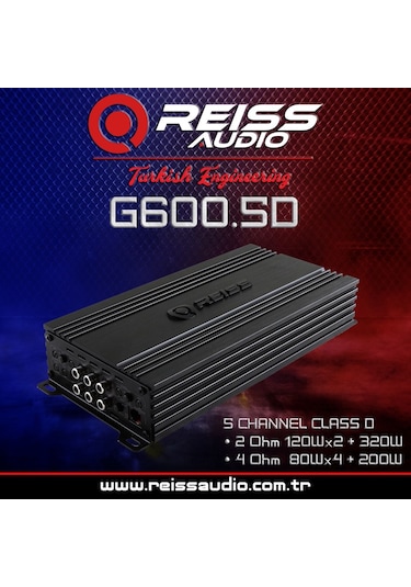 Reiss G600.5d Amplifikatör