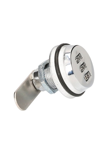 Qingmipy Xt20 Üç Basamaklı Kombinasyonlu Kilit - Anahtarsız Yeniden Ayarlanabilir - Çekmece, Dolap, Dosya Kabineti İçin Gümüş Rengli Çelik Kilit