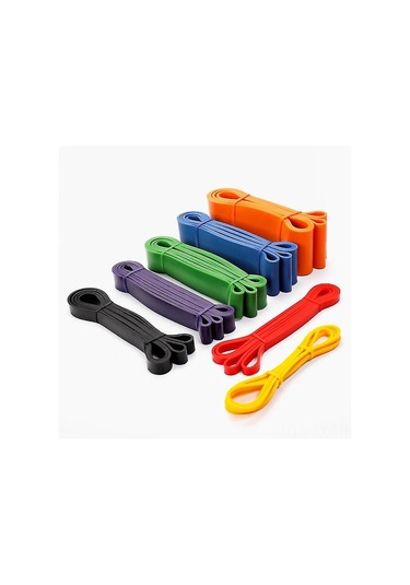 Teltree 4 Adet 2m Esnek Lateks Tpe Egzersiz Direnc Bandı Seti - Pull-up Yardımcı, Vücut Gücü Ve Dayanıklılık Egzersizleri İçin