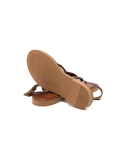 Myconian 148 Brown Kadın Sandalet 22081 - Kahverengi