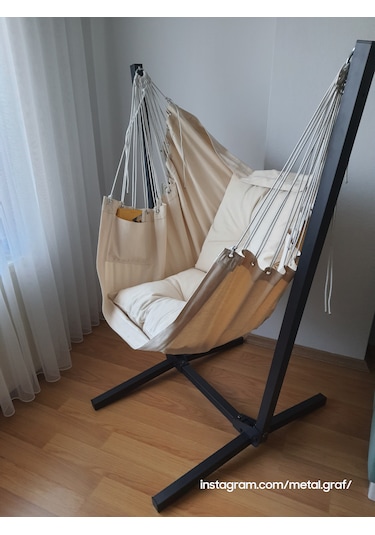 Salıncak Hamak Sandalye Açık Bej