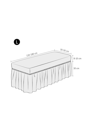 Suntek Gofre Kumaş Tezgah Örtüsü Çıkarılabilir